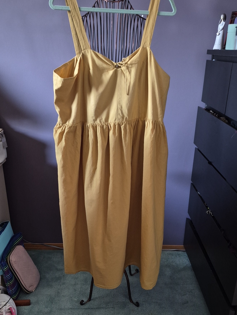 Signature Mustard Yellow Casual Ladies Sundress